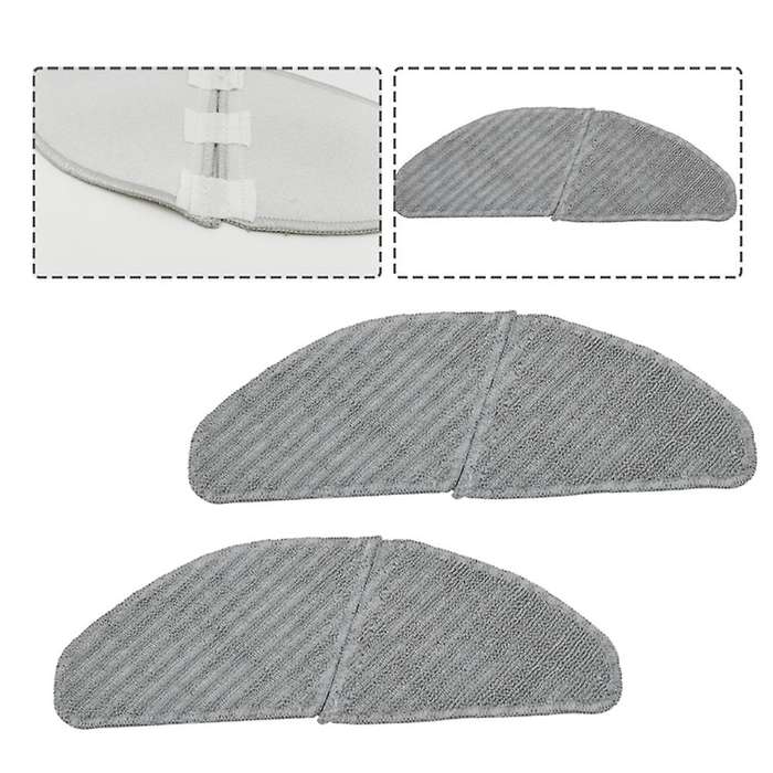 10pcs Mop Cloth for Midea S8+/ M7pro Robot Vacuum Accessories
