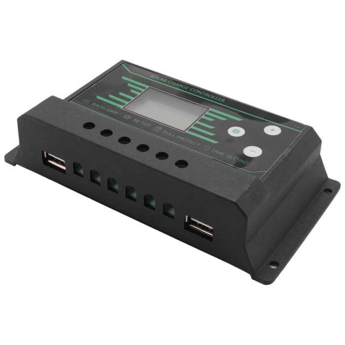 10a Solar Charge Controller 12v 24v Solar Controller for Motorhomes