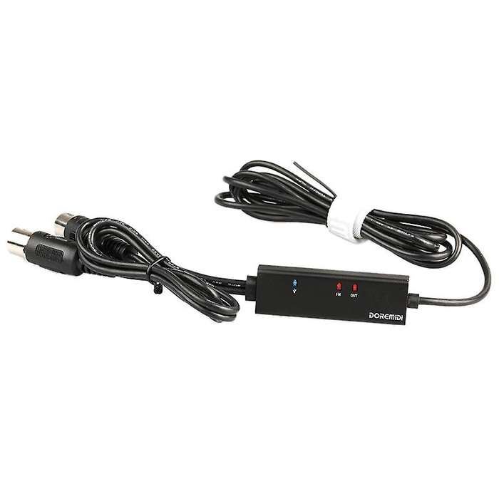 Doremidi Mtu-11 Midi to Usb C Type C Converter with Light for Android