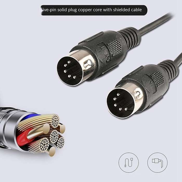 Doremidi Mtu-11 Midi to Usb C Type C Converter with Light for Android