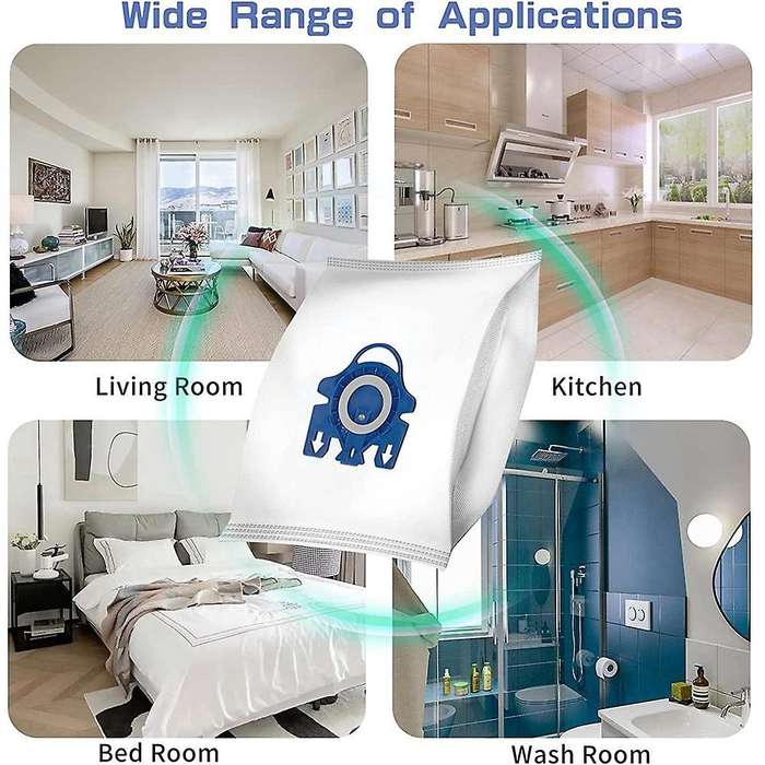 3d Dust Bag for Miele Gn Vacuum 9917730 Hyclean Hoover Bags