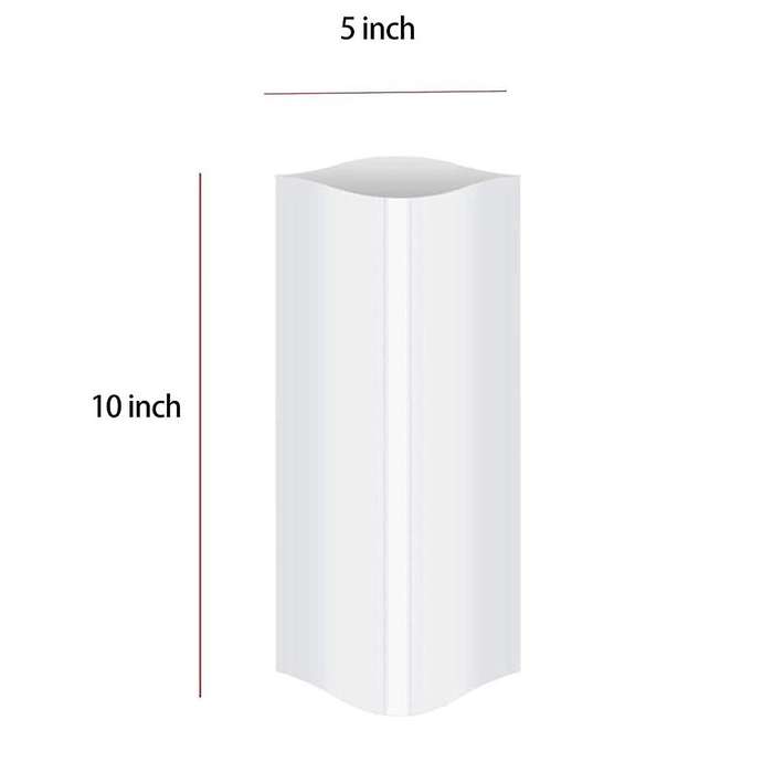 100 Pieces 5x10 Inch White Bag for 567g , Heat Transfer Shrink Film