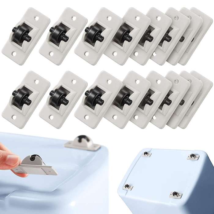 32pieces Self Adhesive Wheels for Box Bottom Storage Rack Diy Toy Car