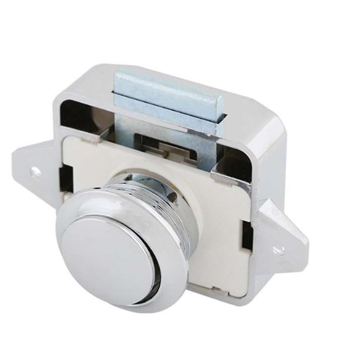 3pcs Car Push Lock Diameter 26mm Rv Caravan Boat Button Locks Nikel