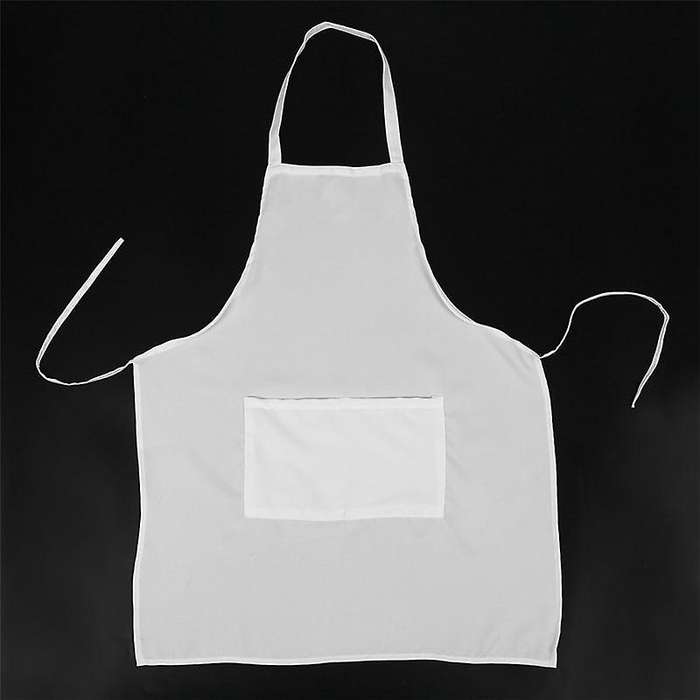 3pcs 73 X 58 Cm Apron Cook Kitchen House Restaurant (white)