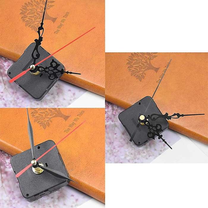 7 Sets Quartz Clock Movement Mechanism, Silent Short Shaft Clock