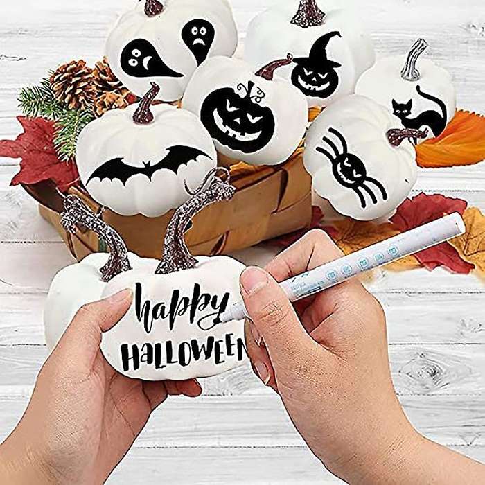 Fall Decor Artificial Pumpkins for Home White Pumpkins Home Decor