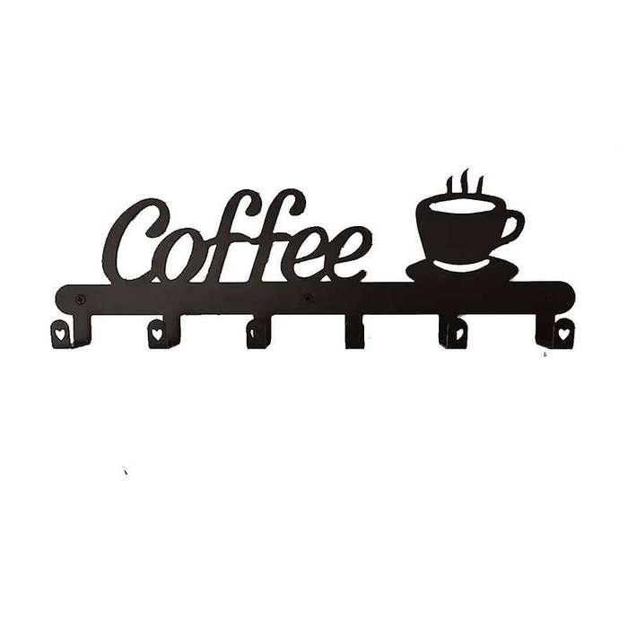 Coffee Mug Holder Wall Mounted,coffee Bar Decor Sign,coffee Cup Rack