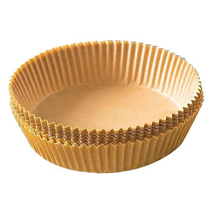 80pcs Air Fryer Special Paper Silicone Oil Paper,brown
