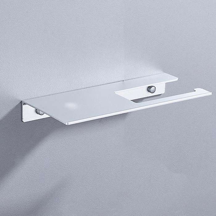 Multifunctional Tissue Holder Toilet Paper Roll Holder(silver)