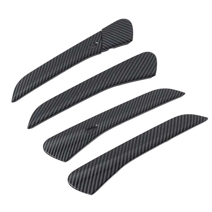 4pcs Carbon Fiber Car Door Handle Cover Trim for Id.4x Id4x 2022