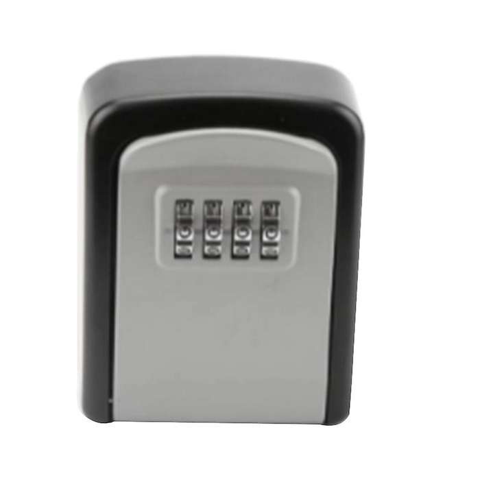 Wall Mounted Zinc Alloy Key Safe Box Weatherproof 4 Digit