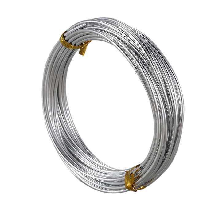 9 Rolls Bonsai Wires Anodized Aluminum Bonsai Training Wire Silver