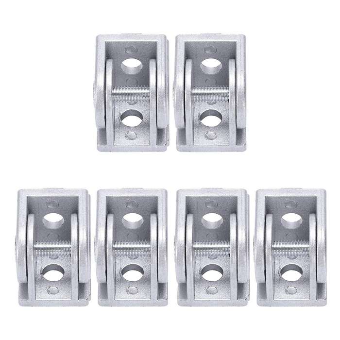 6pcs Alloy Flexible Pivot Joint Connector for Eu Extrusion Profile