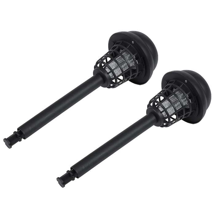 2pcs Mosquito Repellent Killer Lamp Solar Powered Outdoor Led Light