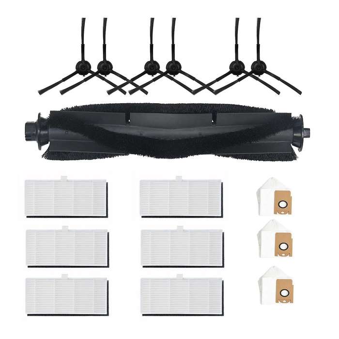Main Brush Hepa Filter Side Brush Dust Bags for Xiaomi Lydsto R1