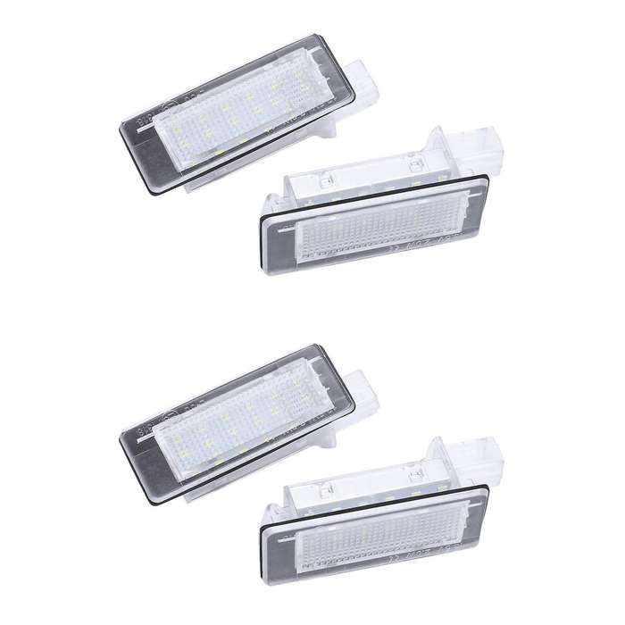 2x Car Led License Plate Lights for Renault Espace Mk4