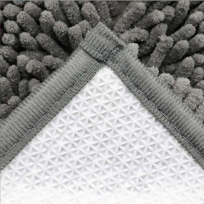 Chenille Bath Rugs Extra Fluffy Bathroom Rug Mat Non Slip Plush B