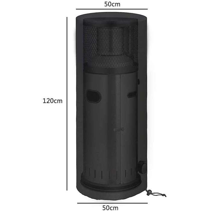 Patio Heater Covers Waterproof Heater Cover 210d Oxford 50x50x120 Cm