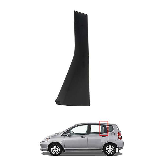Car Left Rear Door Outer Pillar Garnish Trim Panel 72761-sag-h00