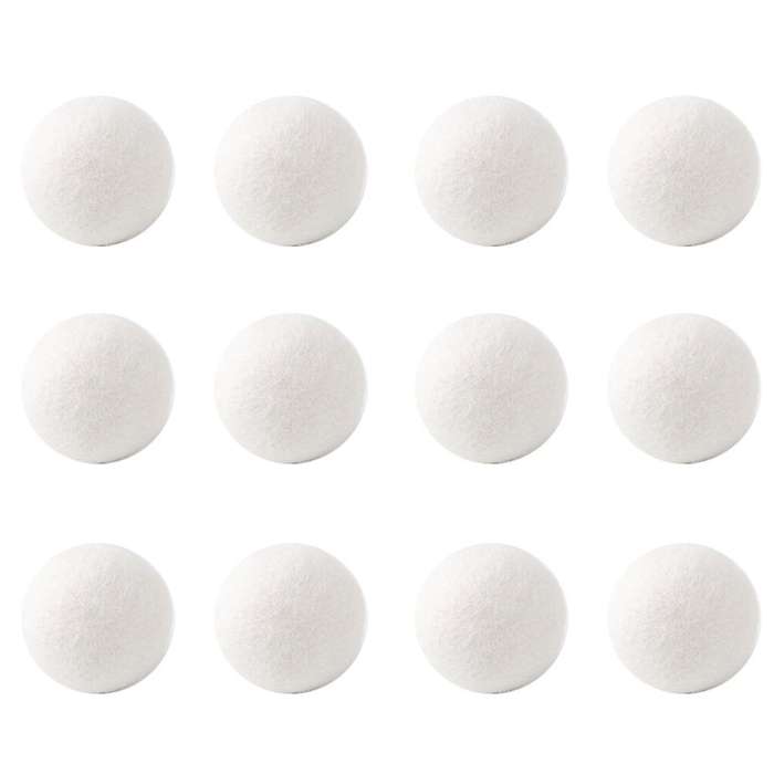 12-pack 6cm 100% Premium Wool Dryer Balls ,handmade,eco-friendly