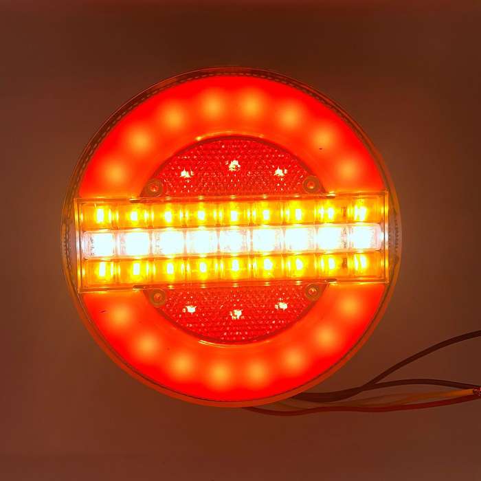 Waterproof Led Truck Rear Tail Light Car Flowing Turn Signal Lamp