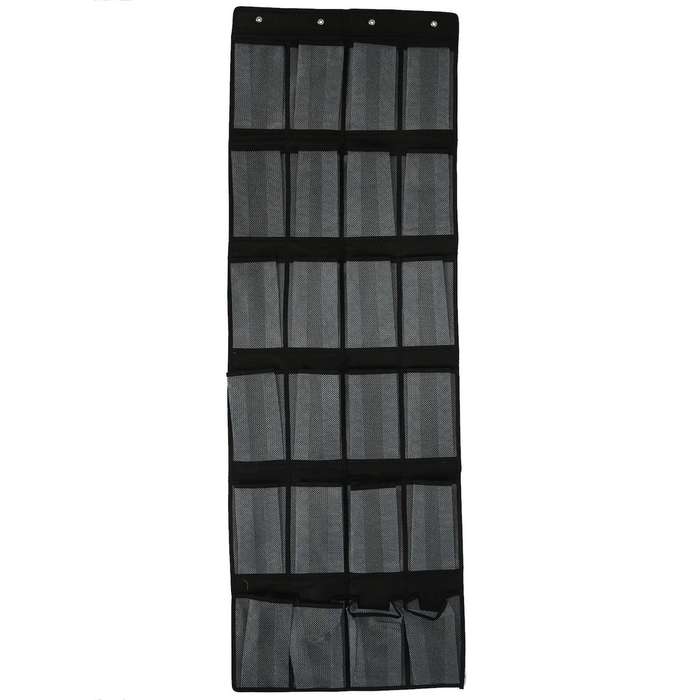 Clear Hanging Shoe Rack, Fabric Closet Shoe Organizer Storage Bag