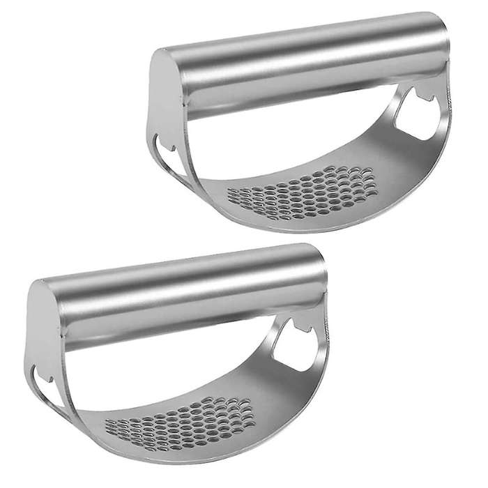 Garlic Press Rocker,stainless Steel Garlic Mincer Kitchen Gadgets
