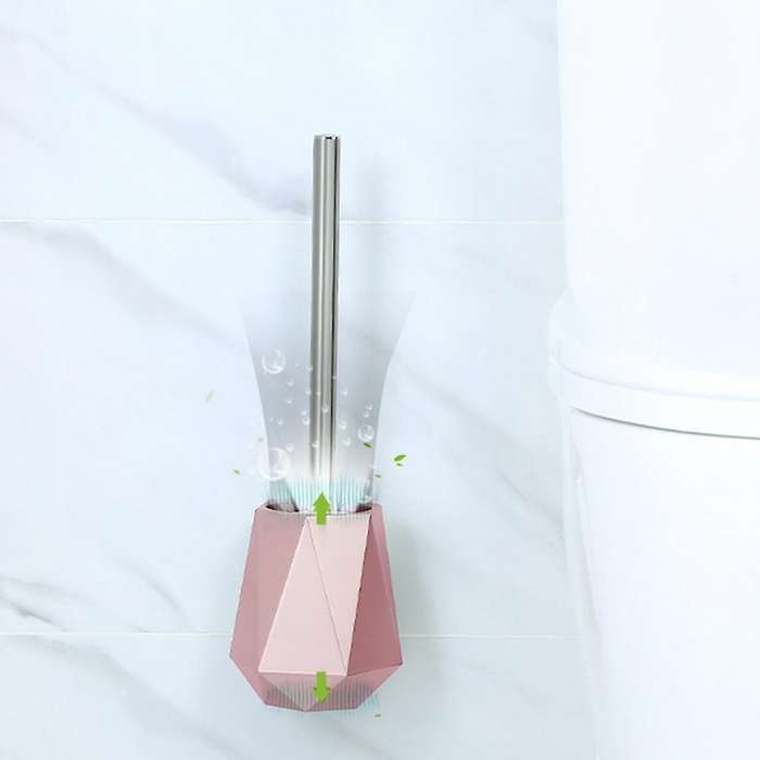 Tpr Silicone Toilet Head Wall-mounted Nordic Brush Champagne Gold