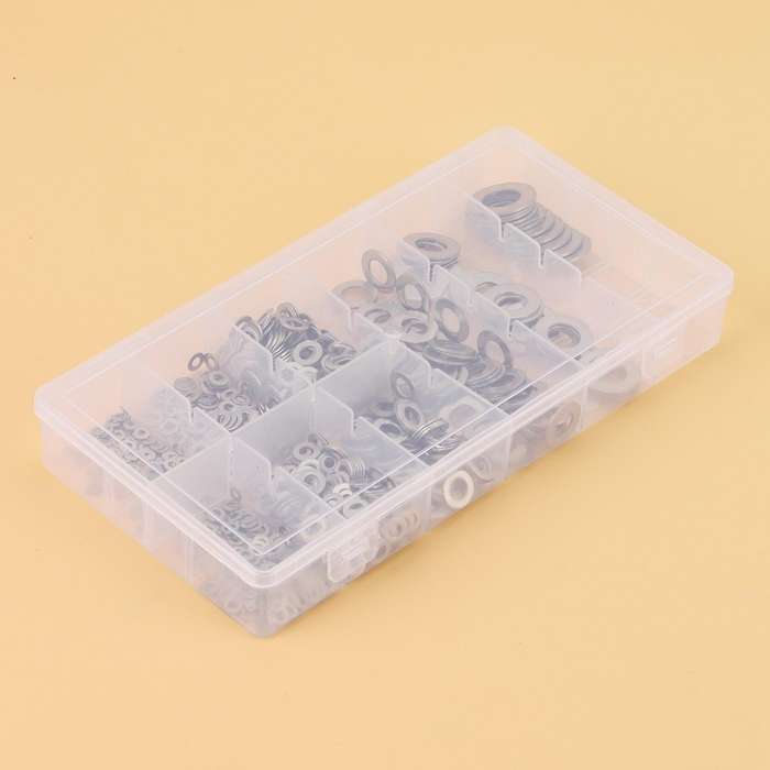 800 Pcs 304 Stainless Steel Flat Washers for Screws,bolts,m2-m12 Kit