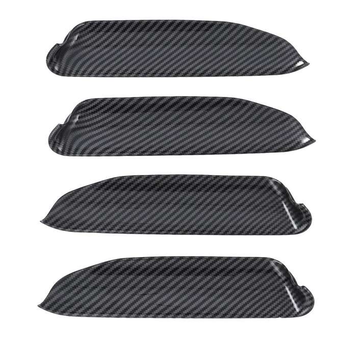 4pcs Carbon Fiber Car Door Handle Bowl Cover Trim for Id.4x Id4x 2022