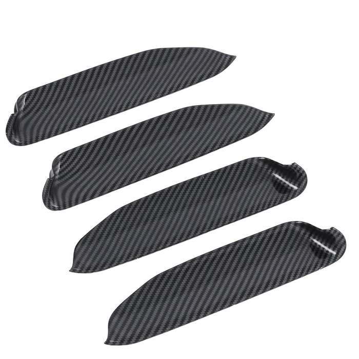 4pcs Carbon Fiber Car Door Handle Bowl Cover Trim for Id.4x Id4x 2022