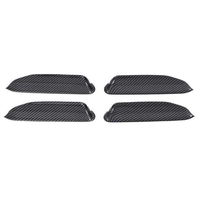 4pcs Carbon Fiber Car Door Handle Bowl Cover Trim for Id.4x Id4x 2022