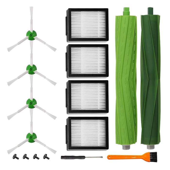 Hepa Filters Side Brushes Roller Brushes for Irobot Roombai I7 I7+