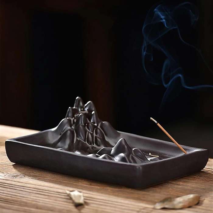 Mountain Backflow Incense Burner Incense Stick Holder Ceramic Holder