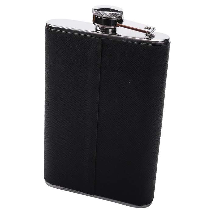 Stainless Steel 8 Oz Hip Flask Collapsible 2 Oz Shot Glass Funnel