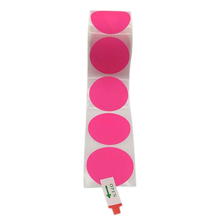 2 Inch Self-adhesive Round Direct Thermal Labels,500 Labels/1 Roll