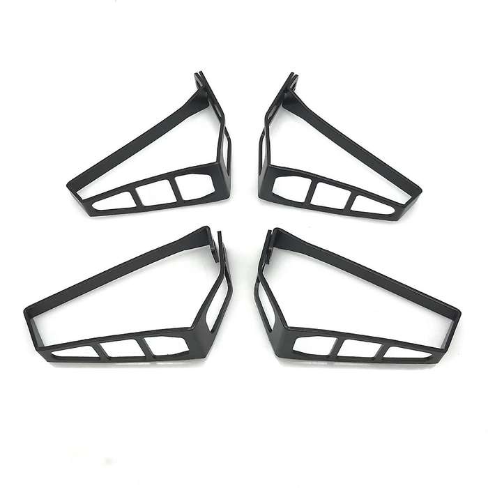 Motorcycle Front and Rear Turn Signal Protection Cover Black