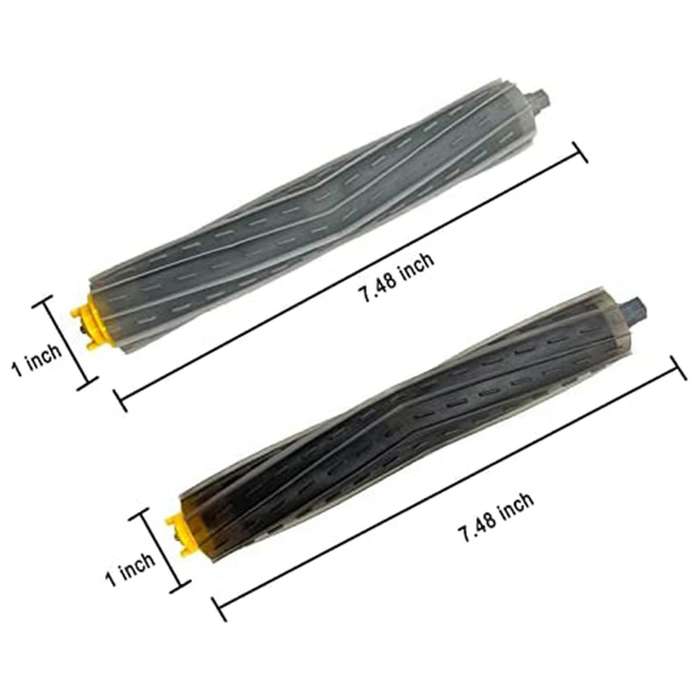 Multi-surface Rubber Brush Roller Replacement Parts
