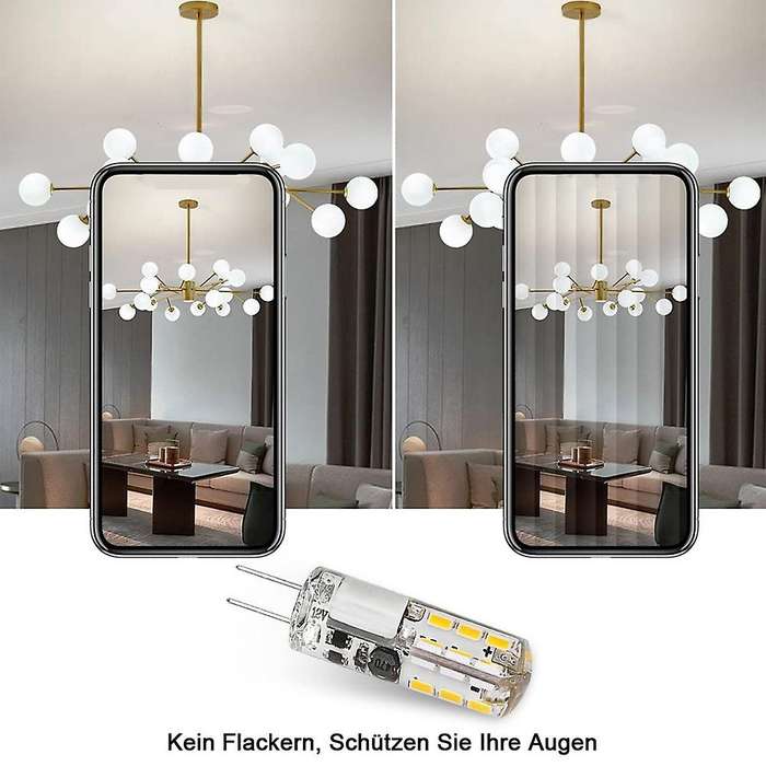 G4 Led White Light Bulbs, Replacement for 20 W Halogen Bulbs, 10pcs