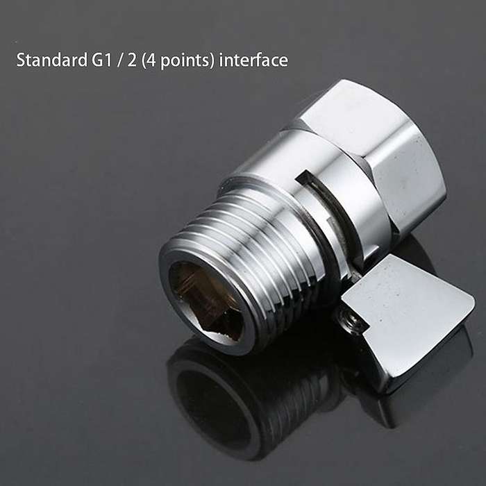 2pcs Shower Diverter Valve Solid Brass Shut Off Valve B