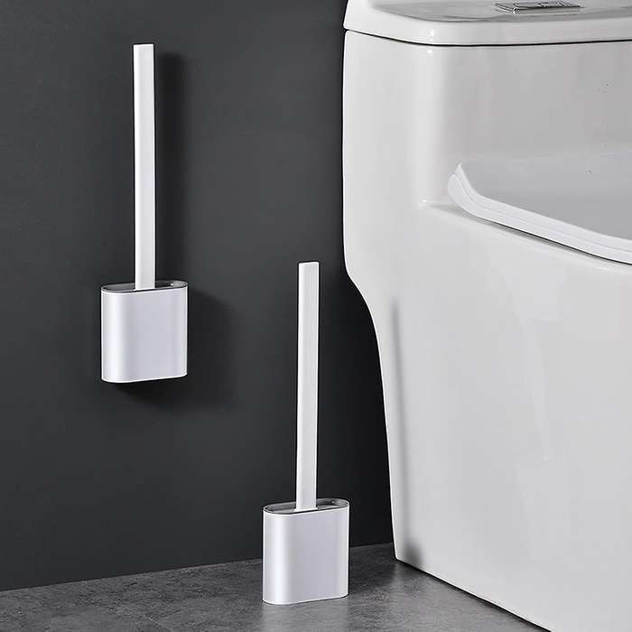 Silicone Toilet Brush, 2 Pcs Bathroom Silicone Toilet Brushes,toilet