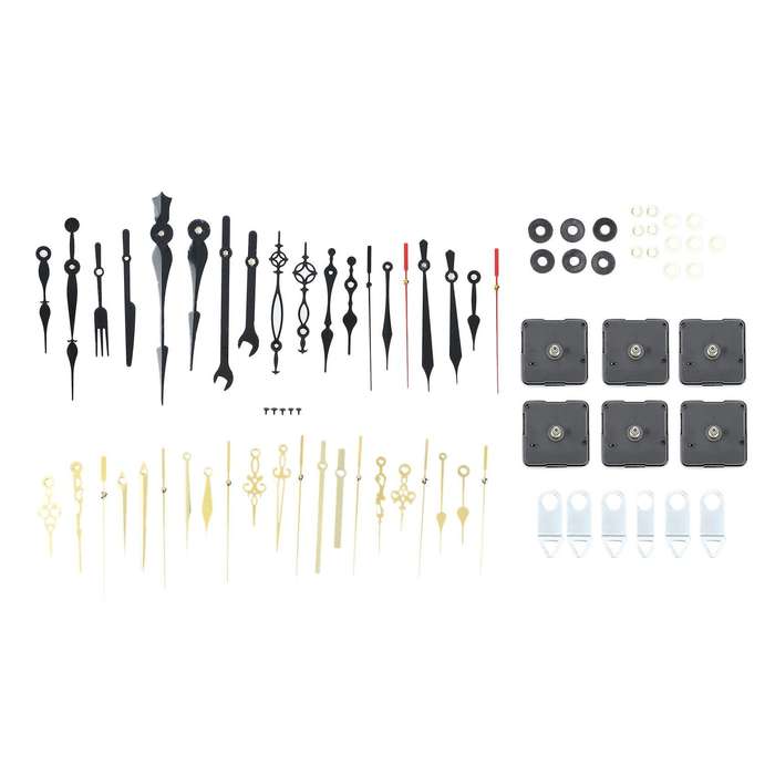 1set Diy Clock Movement Automatic Time Adjustment Mute Movement Kits