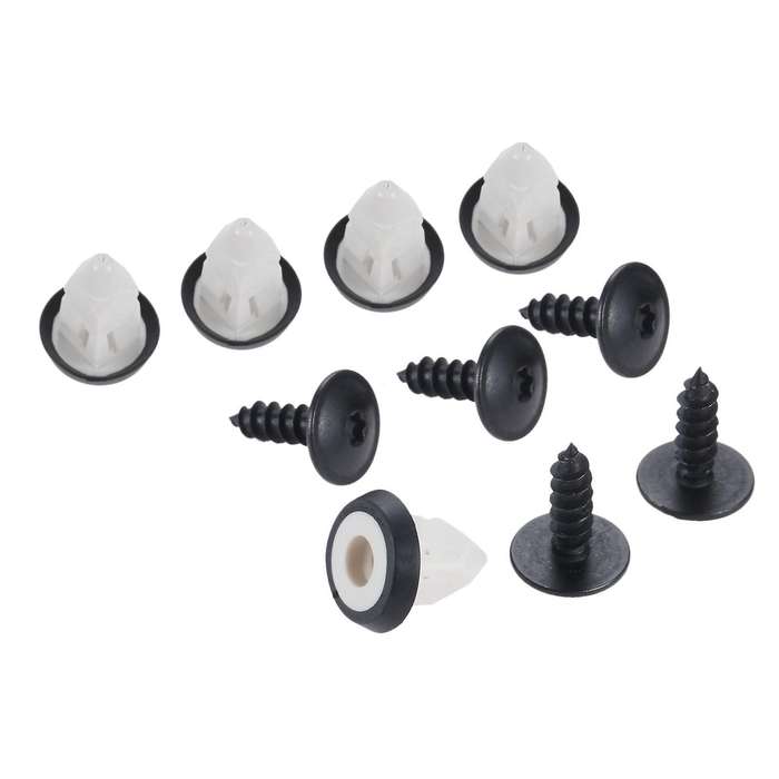 100pcs Car Mudguard Screws Bumper Skirt Torx Screws Clips