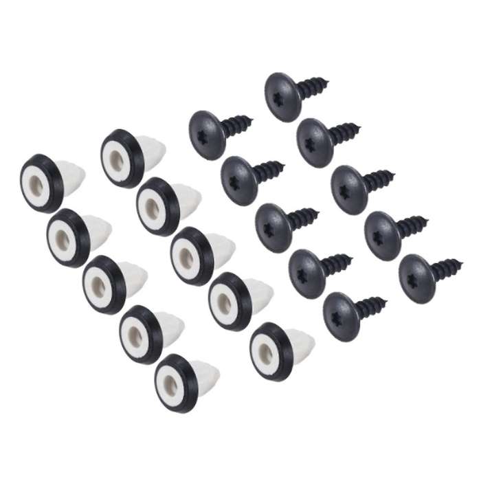 100pcs Car Mudguard Screws Bumper Skirt Torx Screws Clips