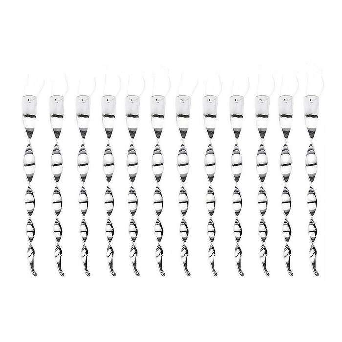 12pcs Bird Repellent Reflectors Scare Rods Hanging Plastic Rod