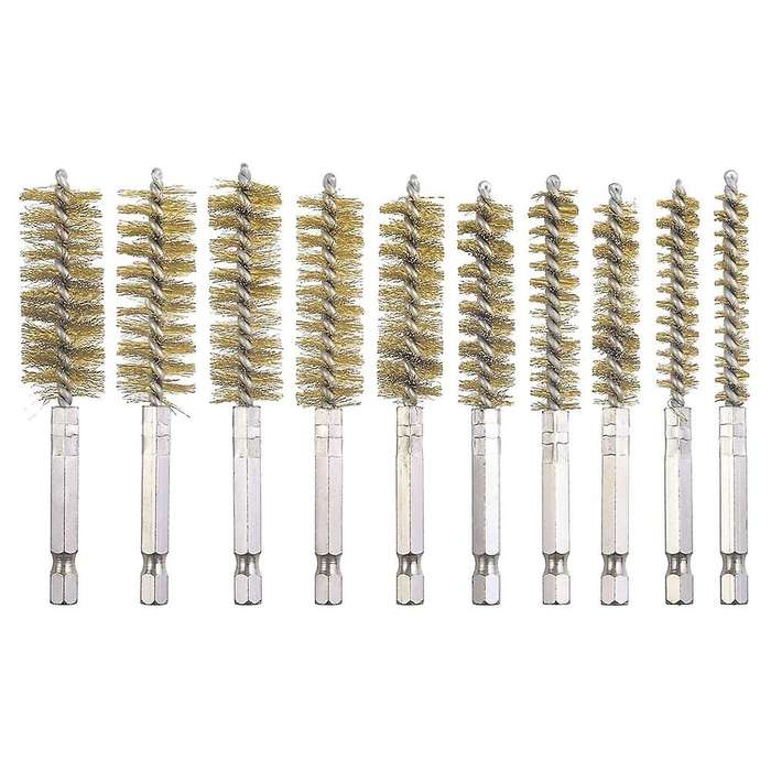 Bore Brush Set-1/4inch Hex Shank with Different for Tubes Ports A