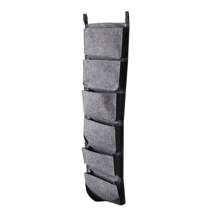 2pcs Vertical Planting Pouch 6 Pockets Wall Hanging Garden Planter