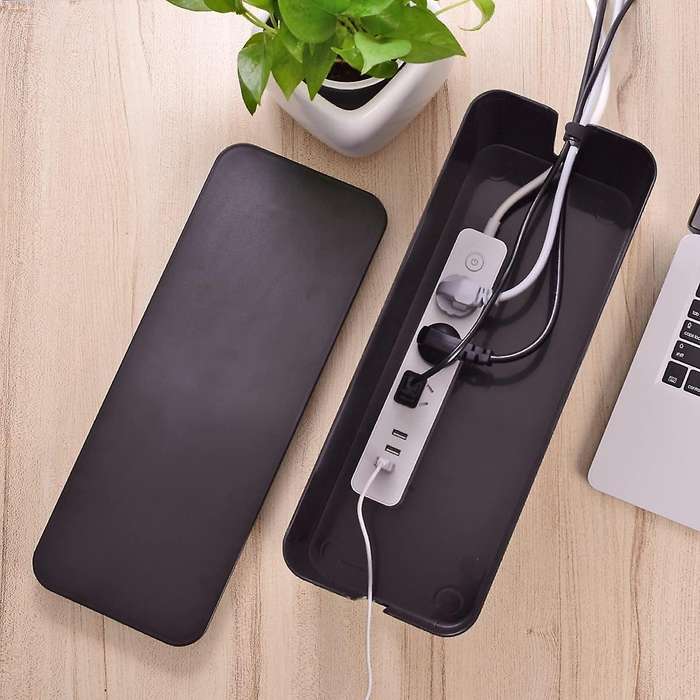 Cable Management Box, Wire Storage Box, Used to Hide The Power Strip