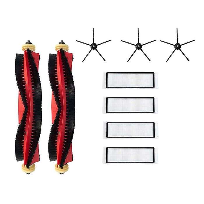 9pcs for Xiaomi Roborock S4 E4 S5 S6 Max Side Brush Main Brush Filter